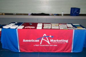 Table covers for American Marketing & Mailing Services