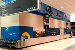 Tampa Airport Wall Wrap